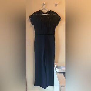 Anthropologie Navy Jumpsuit- sz M